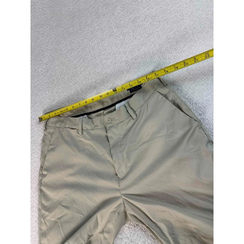 Polo Ralph Lauren Men Performance Stretch Mid Rise Zip Fly Beige Chino Shorts 34
